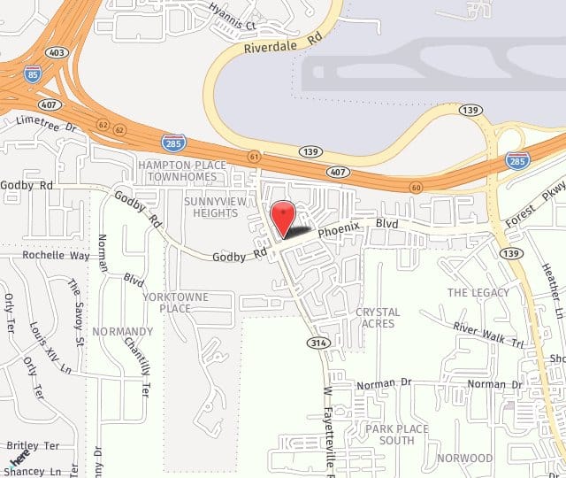 Location Map: 1903 Phoenix Blvd College Park, GA 30349